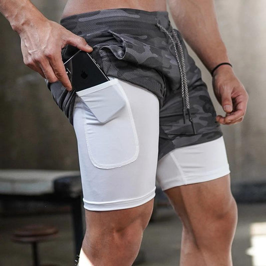2 in 1 Quick Dry Breathable Active Gym Workout Shorts - The Northern Experience