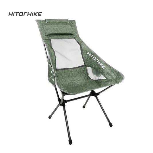 Portable Moon Chair Lightweight Fishing Camping Barbecue Chair Foldable Extended Hiking Seat Garden Ultra Light Office Household - The Northern Experience