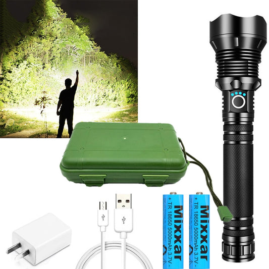 350000cd XPH90 70 50 LED/Powerful/Rechargeable/Tactical/Handled/EDC Flashlight cob Bike/Camping/Underwater/Search/Portable Light - The Northern Experience