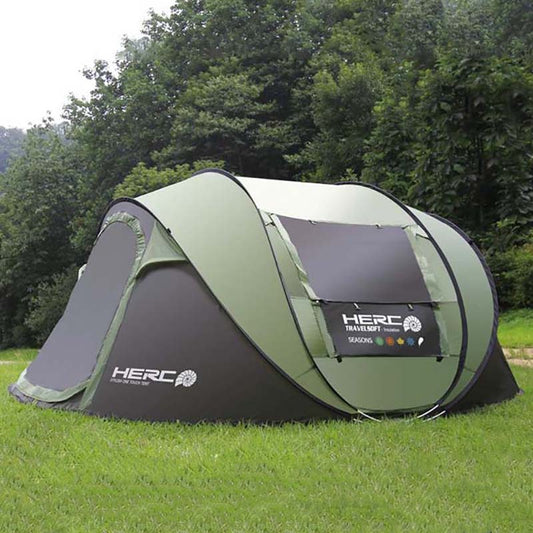 2023 New Arrival 3-4 Person Ultra large Automatic Windproof Pop Up Fast Opening Camping Large Gazebo Beach Tent - The Northern Experience