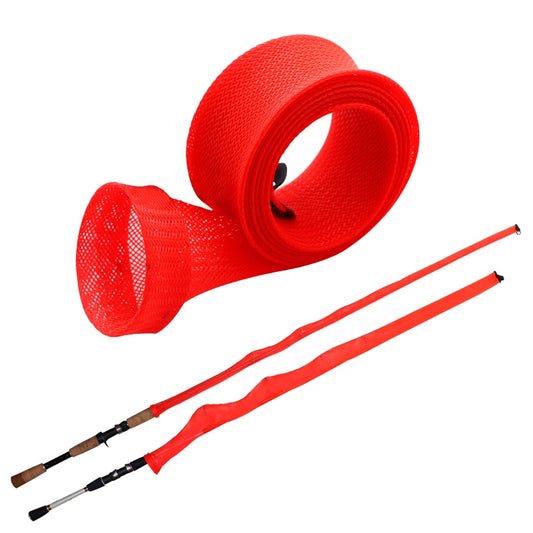 JK New High-Quality Fishing Rod Cover Elastic Tangled Fishing Rod Socks High Elasticity Retractable Protective Cover