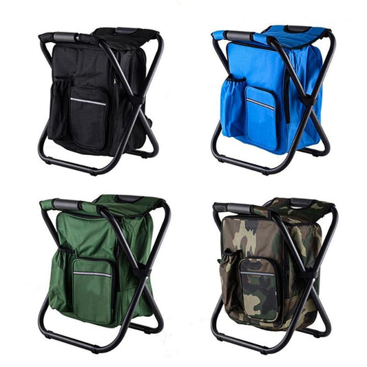2 in 1 Folding Fishing Chair Bag Fishing Backpack Chair Stool Convenient Wear-resistantv for Outdoor Hunting Climbing Equipment - The Northern Experience