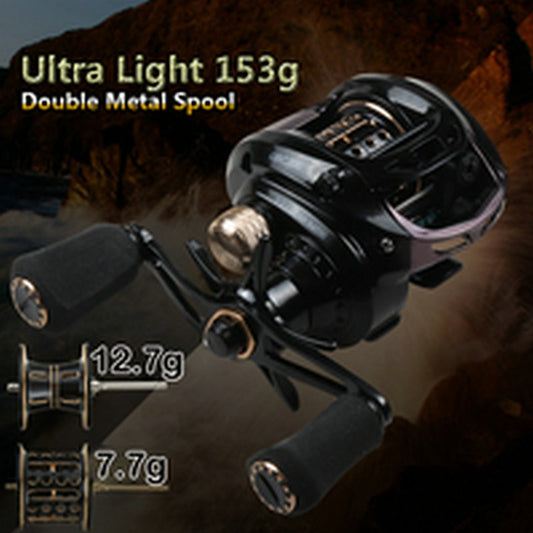 GBC200 155g UltraLight BFS Baitcasting Fishing Reel Left Right Hand Double Metal Spool Fishing Bait Casting Reel for UL Fishing - The Northern Experience