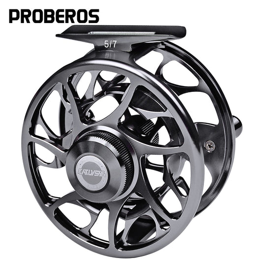 PROBEROS 3+1 BB Fly Fishing Wheel 5/7 7/9 9/10 WT Fly Fishing Reel CNC Machine Cut Large Arbor Die Casting Aluminum Fly Reel - The Northern Experience