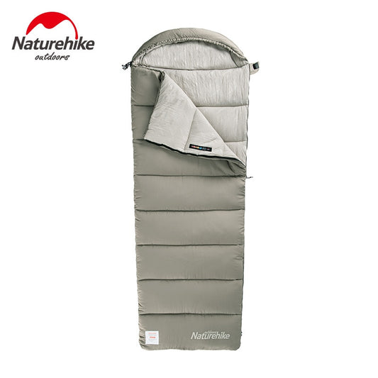 Naturehike  Envelope Hooded Cotton Sleeping Bag Washable Splicable Double-Person Tent Camping Portable Sleeping Bag - The Northern Experience