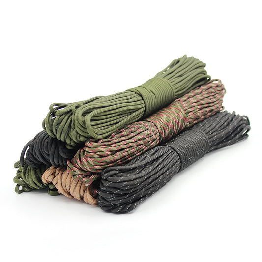 5 Meters Dia.4mm 7 Stand Cores Parachute Cord Lanyard Outdoor Camping Rope Climbing Hiking Survival Equipment Tent Accessories - The Northern Experience