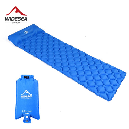 Widesea Camping Sleeping Pad Inflatable Air Mattresses Outdoor Mat Furniture Bed Ultralight Cushion Pillow Hiking Trekking - The Northern Experience