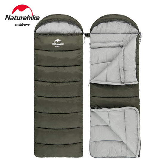 Naturehike Sleeping Bag Ultralight Waterproof Sleeping Bag Cotton Quilt Portable Envelope Sleeping Bag Camping Sleeping Bags - The Northern Experience