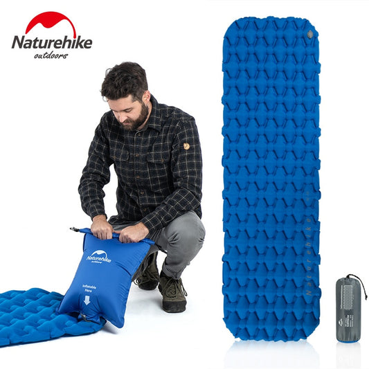 Naturehike Inflatable Mattress Air Mattress Camping Mat Ultralight Camping Mattress Sleeping Mat Camping Bed Nylon Sleeping Pad - The Northern Experience