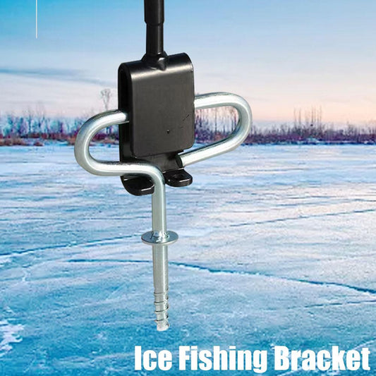 Ice Fishing Ice Nailer Ice Peg Ice Fishing Bracket Pegs Supplies Winter Tent Nail Metal Outdoors Ice Fishing Stakes V5Z5